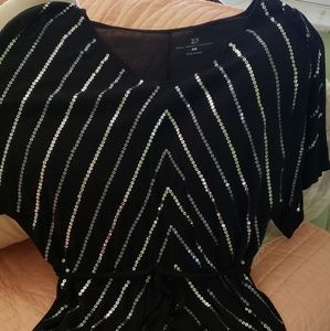 Black top with Sequence